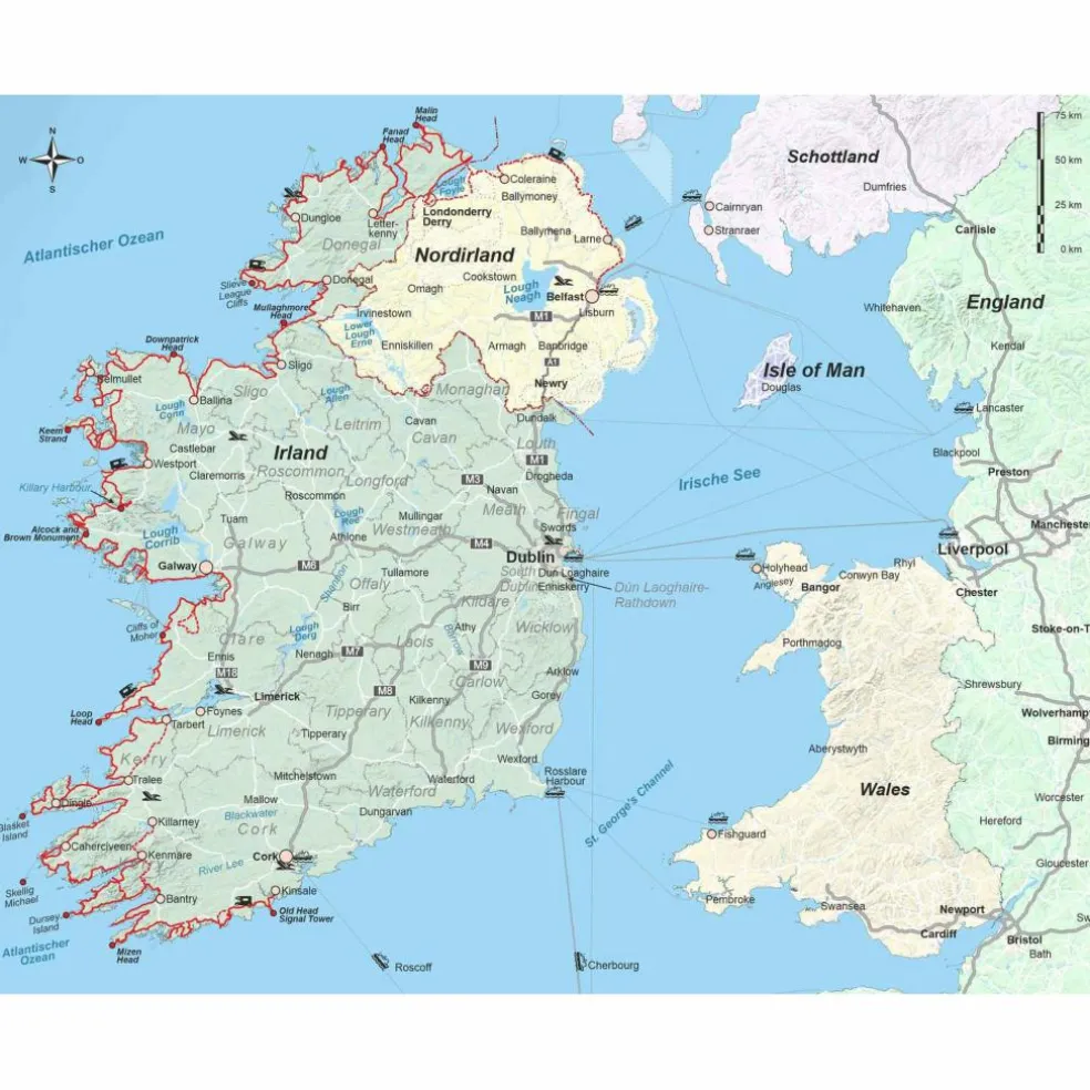 IRLAND: WILD ATLANTIC WAY - Reiseführer