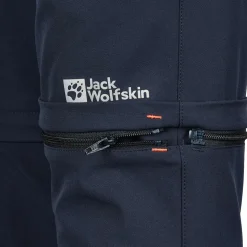 Jack Wolfskin ACTIVE ZIP OFF PANTS K Kinder - Softshellhose