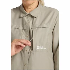 Jack Wolfskin BARRIER L/S SHIRT W Damen - Outdoor Bluse