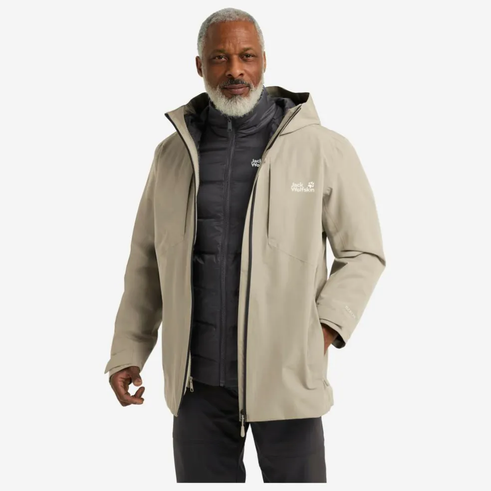 Jack Wolfskin ICECAPE 3IN1 DOWN JKT M DOWN RDS Herren - Doppeljacke
