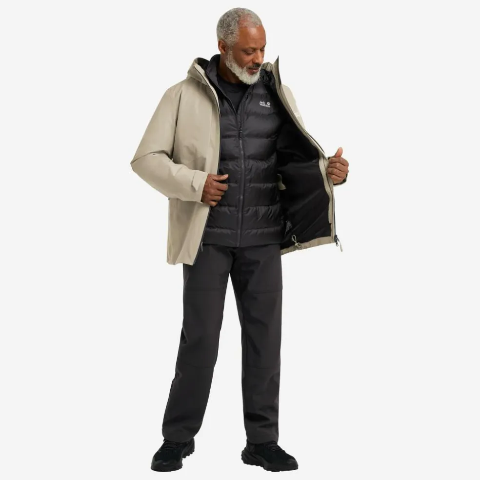 Jack Wolfskin ICECAPE 3IN1 DOWN JKT M DOWN RDS Herren - Doppeljacke