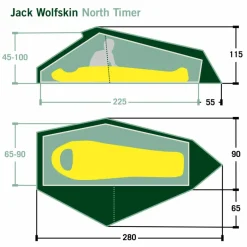 Jack Wolfskin NORTH TIMER - Tunnelzelt
