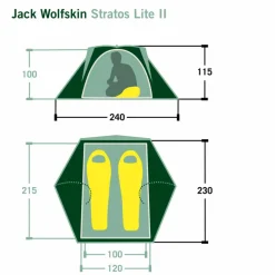 Jack Wolfskin STRATOS LITE II - Kuppelzelt
