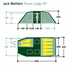 Jack Wolfskin TRAVEL LODGE RT - Familienzelt