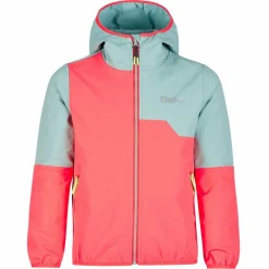 Jack Wolfskin TURBULENCE HOODED JKT K Kinder - Softshelljacke