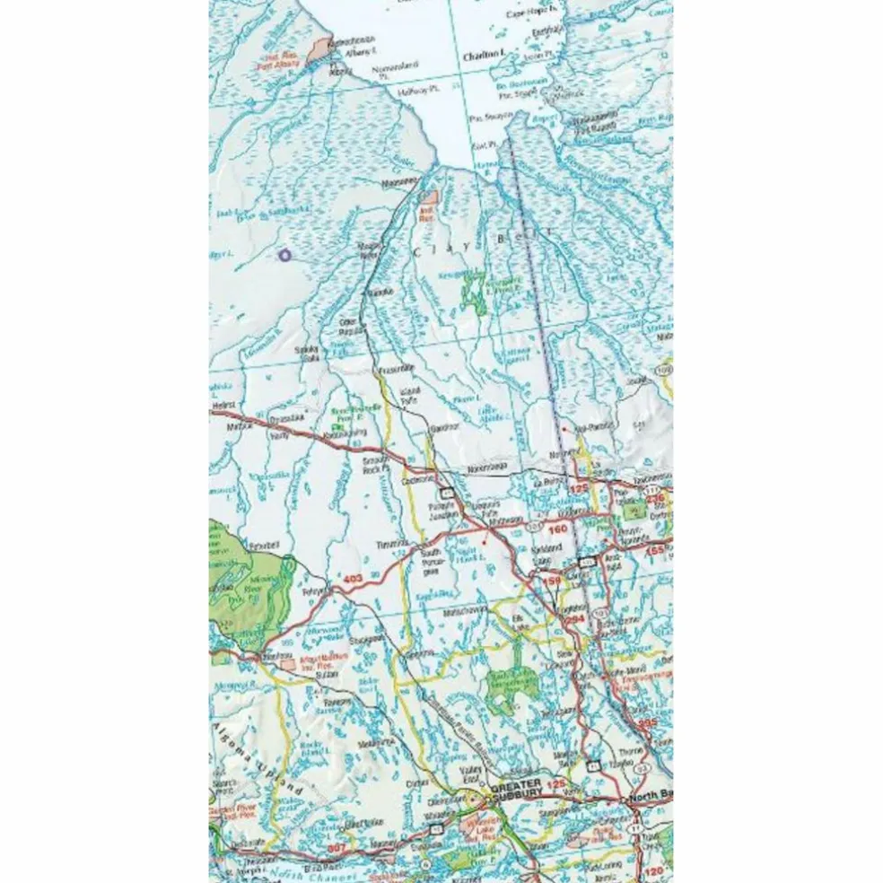 KANADA 1 : 4 000 000 - Straßenkarte