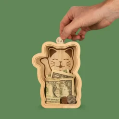 Kikkerland LUCKY CAT MONEY BANK