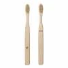 Kikkerland NUDIE BAMBOO TOOTHBRUSH SET - Zahnpflege