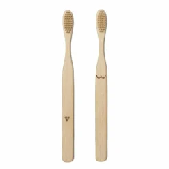 Kikkerland NUDIE BAMBOO TOOTHBRUSH SET - Zahnpflege