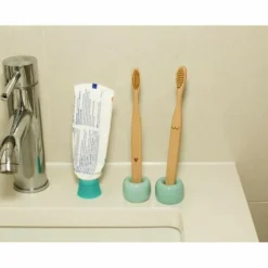 Kikkerland NUDIE BAMBOO TOOTHBRUSH SET - Zahnpflege