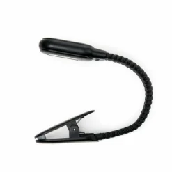 Kikkerland RECHARGEABLE CLIP BOOK LIGHT BLACK