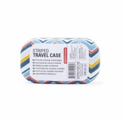 Kikkerland STRIPED TRAVEL CASE ASST - Etui