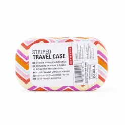 Kikkerland STRIPED TRAVEL CASE ASST - Etui