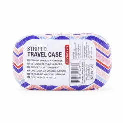 Kikkerland STRIPED TRAVEL CASE ASST - Etui