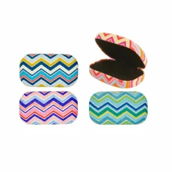 Kikkerland STRIPED TRAVEL CASE ASST - Etui