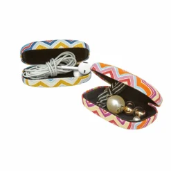 Kikkerland STRIPED TRAVEL CASE ASST - Etui