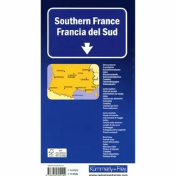 KÜMMERLY+FREY STRASSENKARTE FRANKREICH SÜD 1:600.000