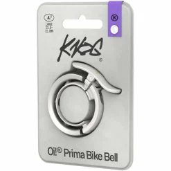 Knog OI PRIMA LARGE FAHRRADKLINGEL,  23.8 - 31.8MM, PRIMER GREY - Klingel
