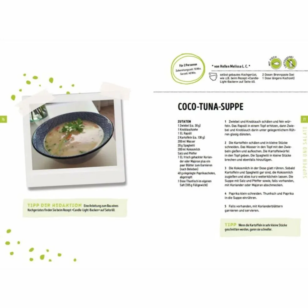 KOCHEN OHNE STROM - DAS NOTFALLKOCHBUCH - Ratgeber