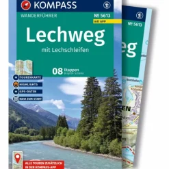 KOMPASS WANDERFÜHRER LECHWEG MIT LECHSCHLEIFEN, 16 TOUREN