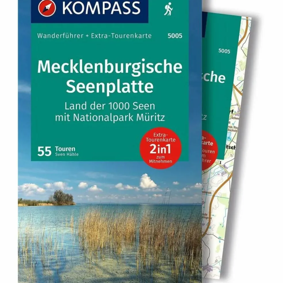 KOMPASS WANDERFÜHRER MECKLENBURGISCHE SEENPLATTE