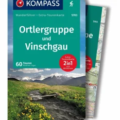 KOMPASS WANDERFÜHRER ORTLERGRUPPE UND VINSCHGAU, 60 TOUREN
