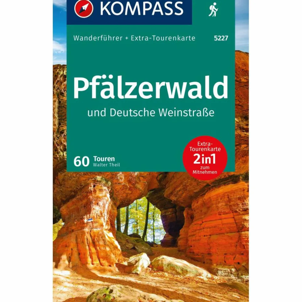 KOMPASS WANDERFÜHRER PFÄLZERWALD UND DEUTSCHE WEINSTRAßE