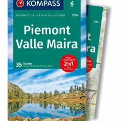 KOMPASS WANDERFÜHRER PIEMONT, VALLE MAIRA, 35 TOUREN