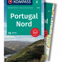 KOMPASS WANDERFÜHRER PORTUGAL NORD, 55 TOUREN