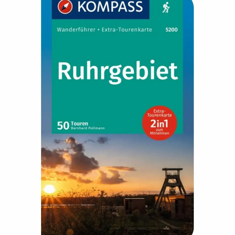 KOMPASS WANDERFÜHRER RUHRGEBIET, 50 TOUREN