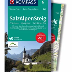 KOMPASS WANDERFÜHRER SALZALPENSTEIG, CHIEMSEE, KÖNIGSSEE - Wanderführer