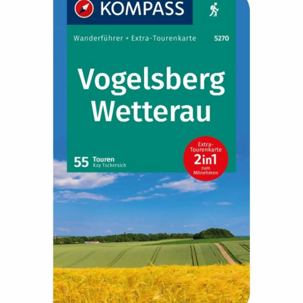 KOMPASS WANDERFÜHRER VOGELSBERG-WETTERAU, 55 TOUREN