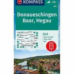 KOMPASS WANDERKARTE DONAUESCHINGEN, BAAR, HEGAU 1:35 000