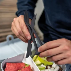 KOZIOL CUTLERY SET 3-PIECES KLIKK POCKET - Campingbesteck