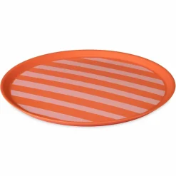 KOZIOL LARGE PLATE 255MM NORA PLATE 255MM STRIPES - Campinggeschirr