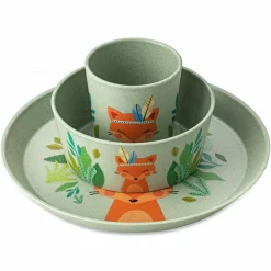 KOZIOL SMALL PLATE + BOWL + CUP CONNECT HARRY SET OF 3 - Geschirrset