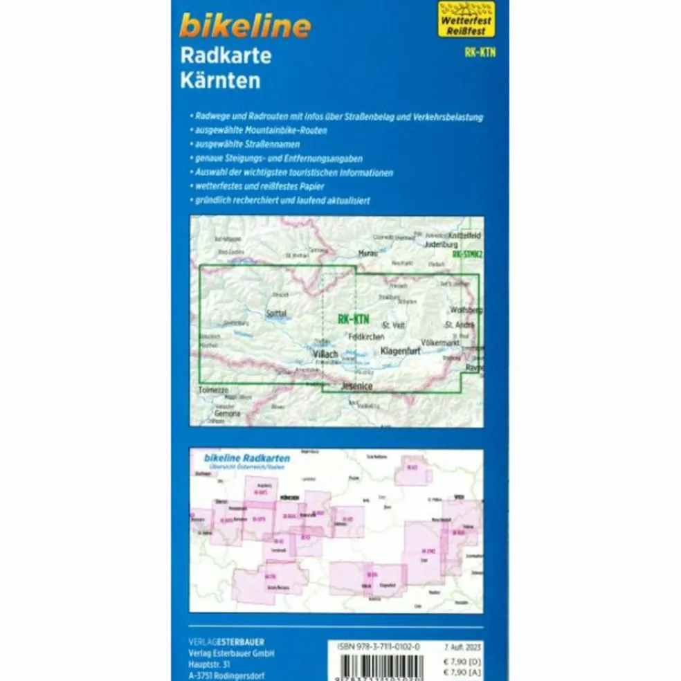 KÄRNTEN - Fahrradkarte