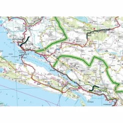 KROATIEN KÜSTE, STRAßEN- UND FREIZEITKARTE 1:200.000 - Straßenkarte