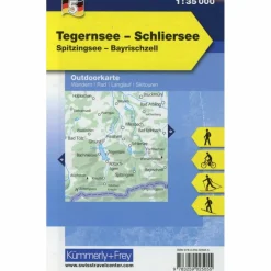 KUF OUTDOORKARTE 05. TEGERNSEE - Wanderkarte
