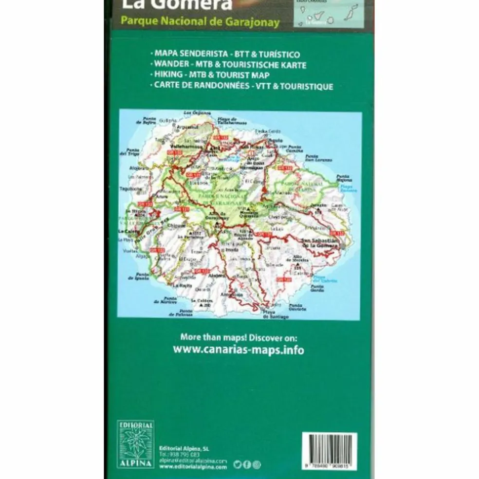 LA GOMERA - Wanderkarte