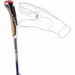 Leki TRAVELLER CARBON - Nordic Walking Stöcke