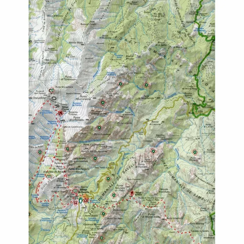 LIBRIS WANDERKARTE 20 CORSE 1 : 50 000