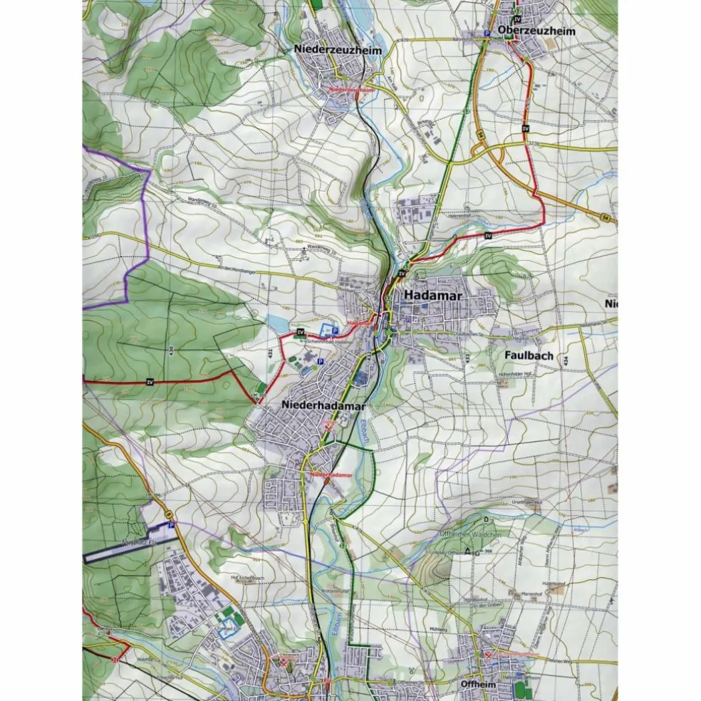 LIMBURG A.D. LAHN UND UMGEBUNG 1 : 25 000 - Wanderkarte