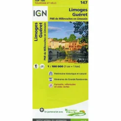 LIMOGES GUÉRET 1:100 000 - Wanderkarte