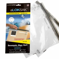 Loksak ALOKSAK DOCUMENTS 13X11, (33.7X26.7CM)2 STÜCK, REISEUNTERLAG - Wertsachenaufbewahrung