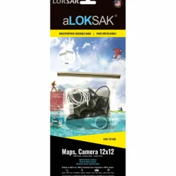 Loksak ALOKSAK MAPS 12X12 (29.8X30.5 CM) 2 STÜCK, STRASSENKARTEN - Wertsachenaufbewahrung