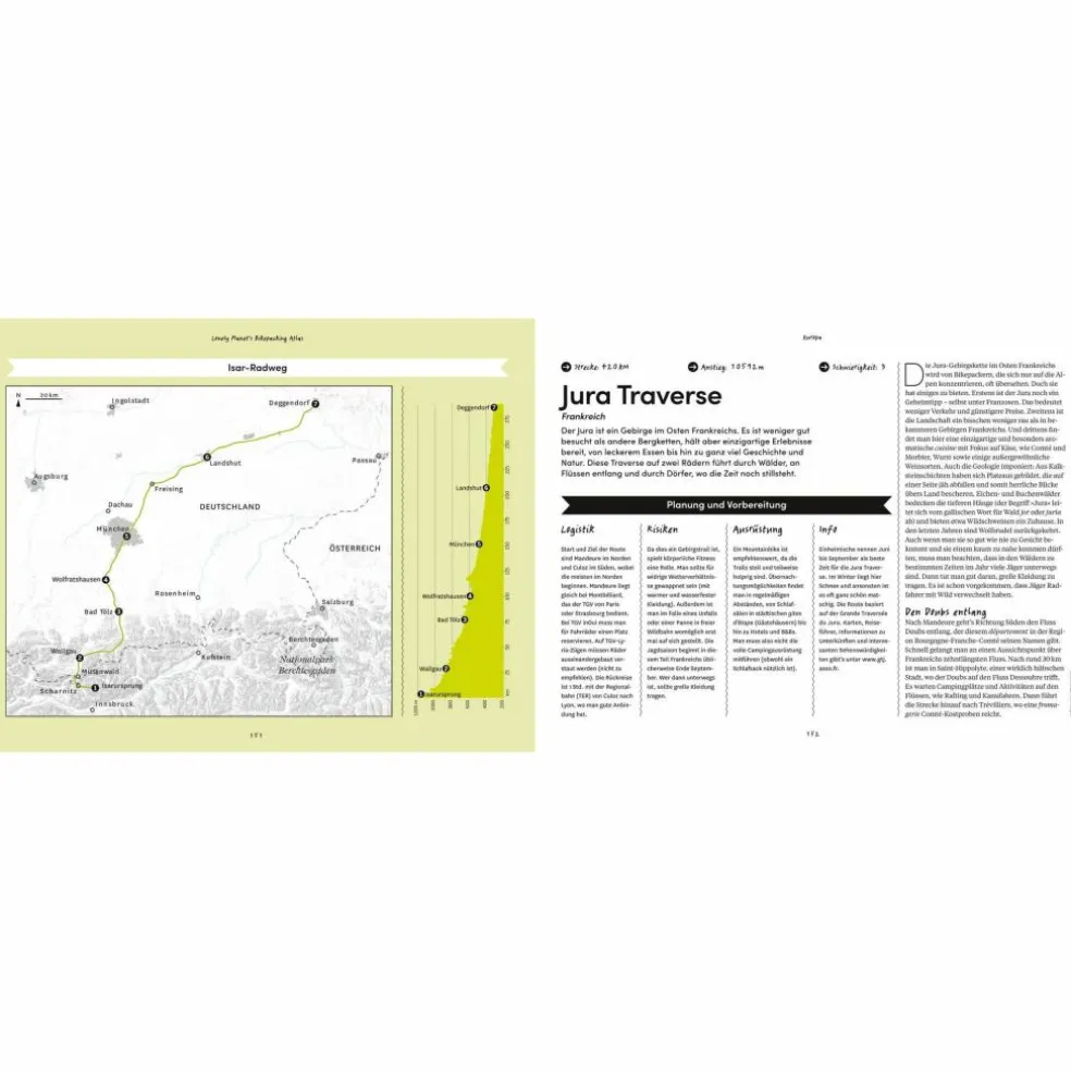 LONELY PLANET'S ATLAS FÜR BIKEPACKER - Radwanderführer