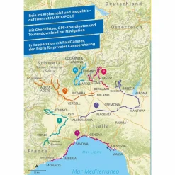 MARCO POLO CAMPER GUIDE LOMBARDEI, PIEMONT & LIGURIEN - Reiseführer