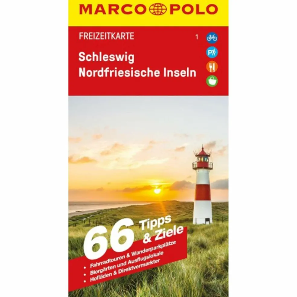 MARCO POLO FREIZEITKARTE 1 SCHLESWIG, NORDFRIESISCHE INSELN