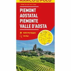 MARCO POLO REGIONALKARTE ITALIEN 01 PIEMONT, AOSTATAL